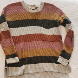 Madewell Colorblock Crewneck Sweater